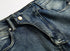 Men's Cycling Jeans Mid Waist Motorcycle Jeans Straight Pants